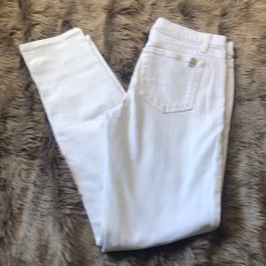 Joe’s straight leg white jeans  size 27